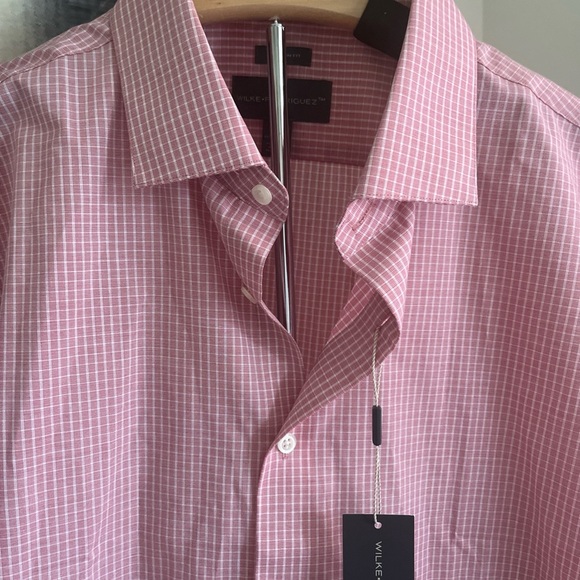 Wilke Rodriguez Modern Fit Men’s Dress Shirt - Perfect for Spring! Size 18 32/33 - Picture 3 of 5